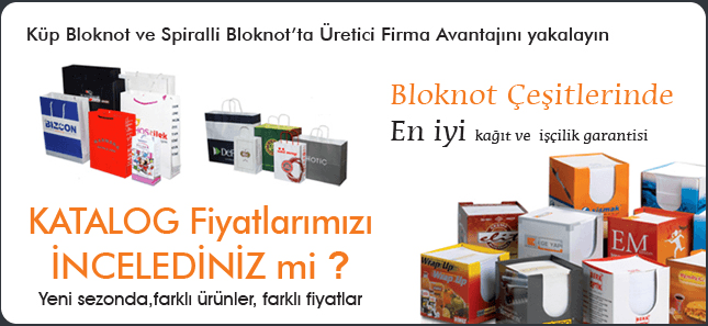 Bloknot fiyatları