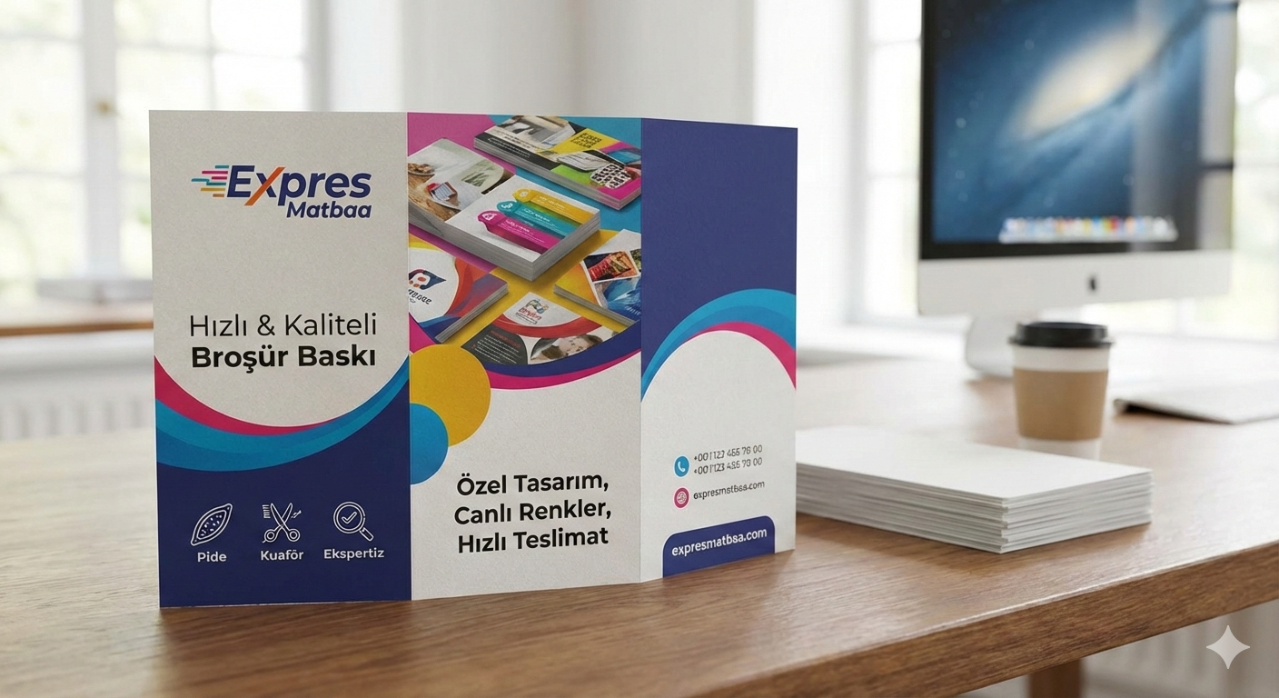 Bursa broşür baskı örneği